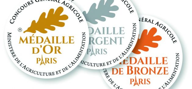 Médaille au Concours Général Agricole de Paris pour le Prélude sec 2018